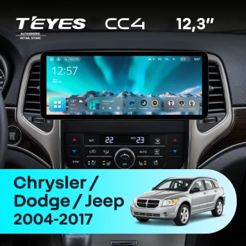 Штатная магнитола Teyes CC4 12.3" 8/128 Dodge Ram 2500 (2006-2012)