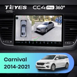 Штатная магнитола Teyes CC4 Pro 360 12/256 Kia Carnival YP (2014-2021) F1 Тип-B (11")