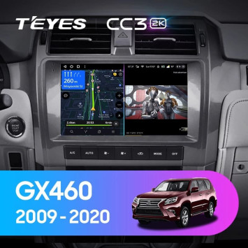 Штатная магнитола Teyes CC3 2K 6/128 Lexus GX460 J150 (2009-2020)