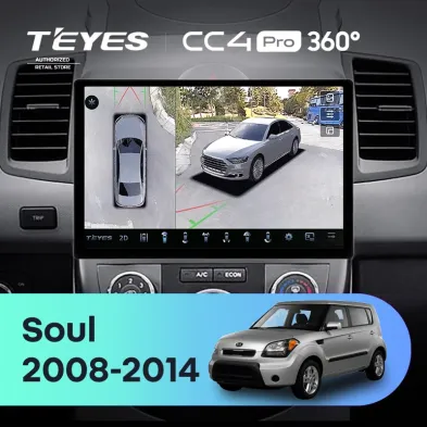 Штатная магнитола Teyes CC4 Pro 360 8/128 Kia Soul 1 (2008-2014) (11")