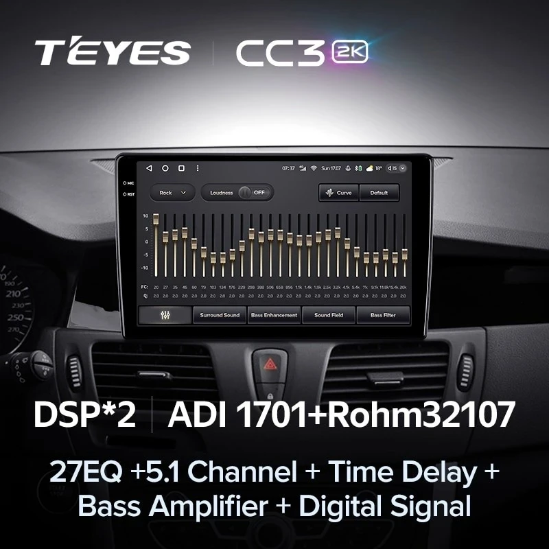 Штатная магнитола Teyes CC3 2K 4/64 Renault Latitude 1 (2010-2015)