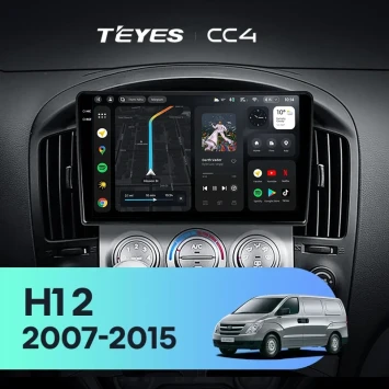 Штатная магнитола Teyes CC4 6/64 Hyundai H1 TQ (2007-2015) F1