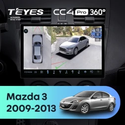 Штатная магнитола Teyes CC4 Pro 360 8/128 Mazda Axela 2 (2009-2013) (13")