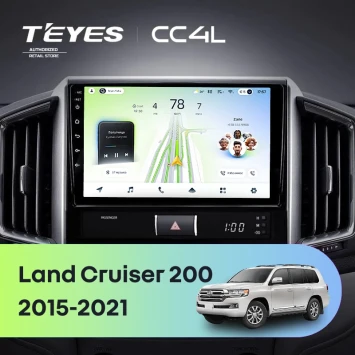 Штатная магнитола Teyes CC4L 6/64 с DTS Toyota Land Cruiser 200 (2015-2021)