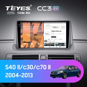 Штатная магнитола Teyes CC3 2K 4/64 Volvo C70 (2004-2013) (0din)
