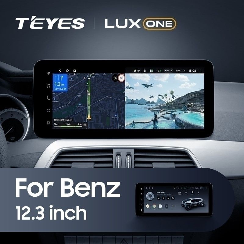Штатная магнитола Teyes LUX ONE 6/128 Mercedes-Benz GLK-Class X204 (NTG 4.0) (2008-2012)