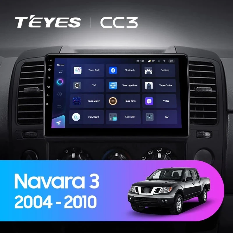 Штатная магнитола Teyes CC3 4/32 Nissan Navara 3 D40 (2004-2010) F2