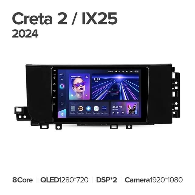 Штатная магнитола Teyes CC3L 4/32 Hyundai Creta 2 IX25 2024