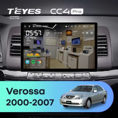 Штатная магнитола Teyes CC4 Pro 12/256 Toyota Verossa (2000-2007) F2 (13")