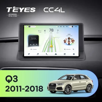 Штатная магнитола Teyes CC4L 6/64 с DTS Audi Q3 1 (2011-2018) (0din)