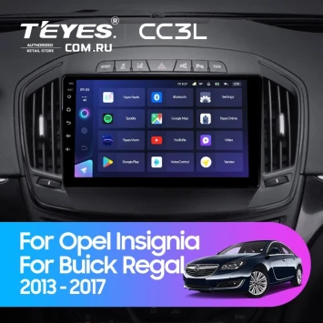 Штатная магнитола Teyes CC3L 4/32 Buick Regal (2013-2017) Тип-A
