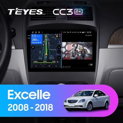 Штатная магнитола Teyes CC3 2K 4/32 Buick Excelle (2008-2018)