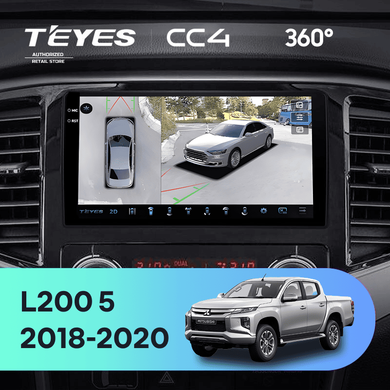 Штатная магнитола Teyes CC4 360 6/64 Mitsubishi L200 5 (2018-2020) F1