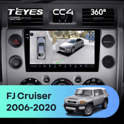 Штатная магнитола Teyes CC4 360 8/128 Toyota FJ Cruiser J15 (2006-2020)