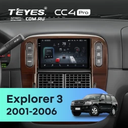 Штатная магнитола Teyes CC4 Pro 8/128 Ford Explorer 3 (2001-2006)