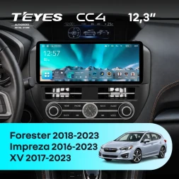 Штатная магнитола Teyes CC4 12.3" 8/128 Subaru Forester 5 (2018-2023)