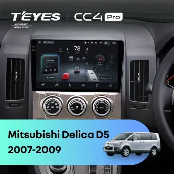 Штатная магнитола Teyes CC4 Pro 12/256 Mitsubishi Delica D5 (2007-2009)