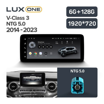 Штатная магнитола Teyes LUX ONE 6/128 Mercedes-Benz V-Class 3 W447 (NTG 5.0) (2014-2023)
