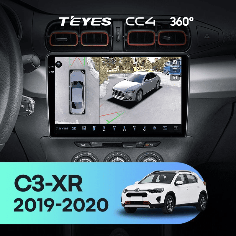 Штатная магнитола Teyes CC4 360 6/64 Citroen C3-XR (2019-2020) F1