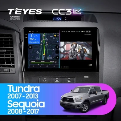 Штатная магнитола Teyes CC3 2K 4/64 Toyota Tundra XK50 (2007-2013)