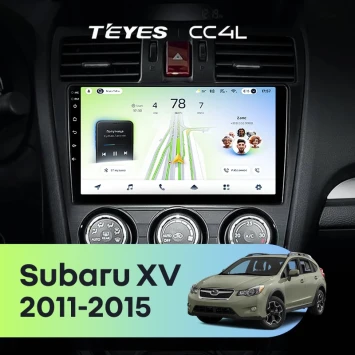 Штатная магнитола Teyes CC4L 6/64 с DTS Subaru XV (2011-2015) Тип-B