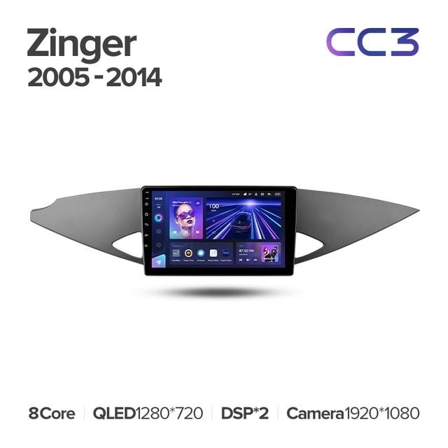 Штатная магнитола Teyes CC3 4/32 Mitsubishi Zinger (2005-2014)