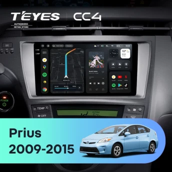 Штатная магнитола Teyes CC4 6/64 Toyota Prius XW30 (2009-2015)