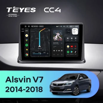 Штатная магнитола Teyes CC4 8/128 Changan Alsvin V7 (2014-2018)