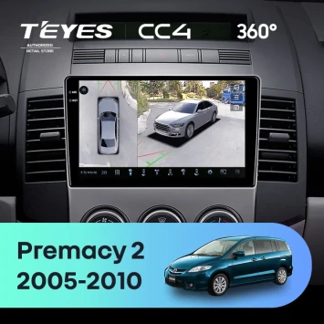 Штатная магнитола Teyes CC4 360 6/64 Mazda Premacy 2 (2005-2010)