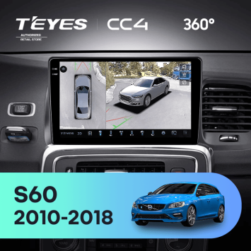 Штатная магнитола Teyes CC4 360 6/64 Volvo S60 Y20 (2010-2018)