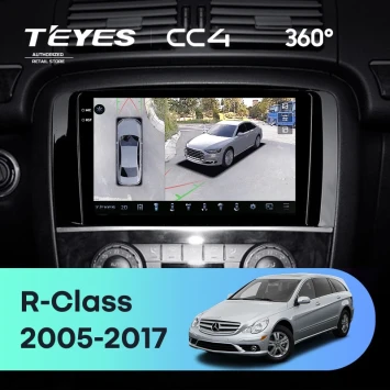 Штатная магнитола Teyes CC4 360 6/64 Mercedes-Benz R-Class W251 R280 R300 R320 (2005-2017) F1