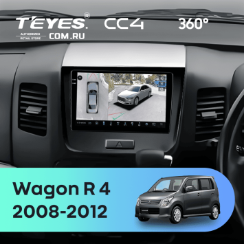 Штатная магнитола Teyes CC4 360 6/64 Suzuki Wagon R 4 (2008-2012)