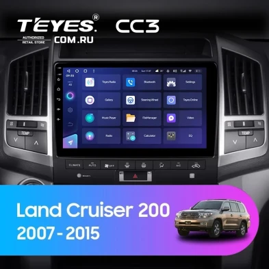 Штатная магнитола Teyes CC3 4/32 Toyota Land Cruiser 11 200 (2007-2015) F3 Тип-B