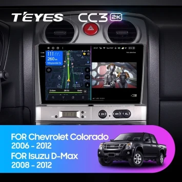 Штатная магнитола Teyes CC3 2K 4/64 Isuzu D-Max (2008-2012)