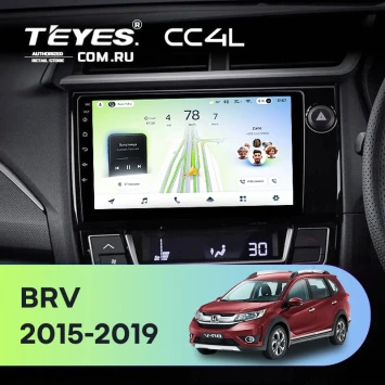 Штатная магнитола Teyes CC4L 4/64 Honda BRV (2015-2019) Правый руль