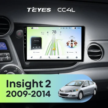 Штатная магнитола Teyes CC4L 4/64 Honda Insight 2 LHD (2009-2014)
