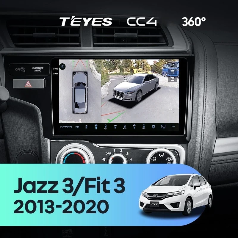 Штатная магнитола Teyes CC4 360 6/64 Honda Jazz 3 (2015-2020) Тип-B