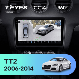 Штатная магнитола Teyes CC4 360 6/64 Audi TT 2 (2006-2014)