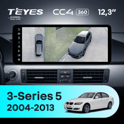 Штатная магнитола Teyes CC4 12.3" 360 6/64 BMW 3-Series 5 E90 E92 E93 E91 (CIC) (2004-2013) Universal