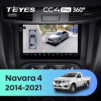Штатная магнитола Teyes CC4 Pro 360 12/256 Nissan Navara D23 IV (2014-2021) Тип-B
