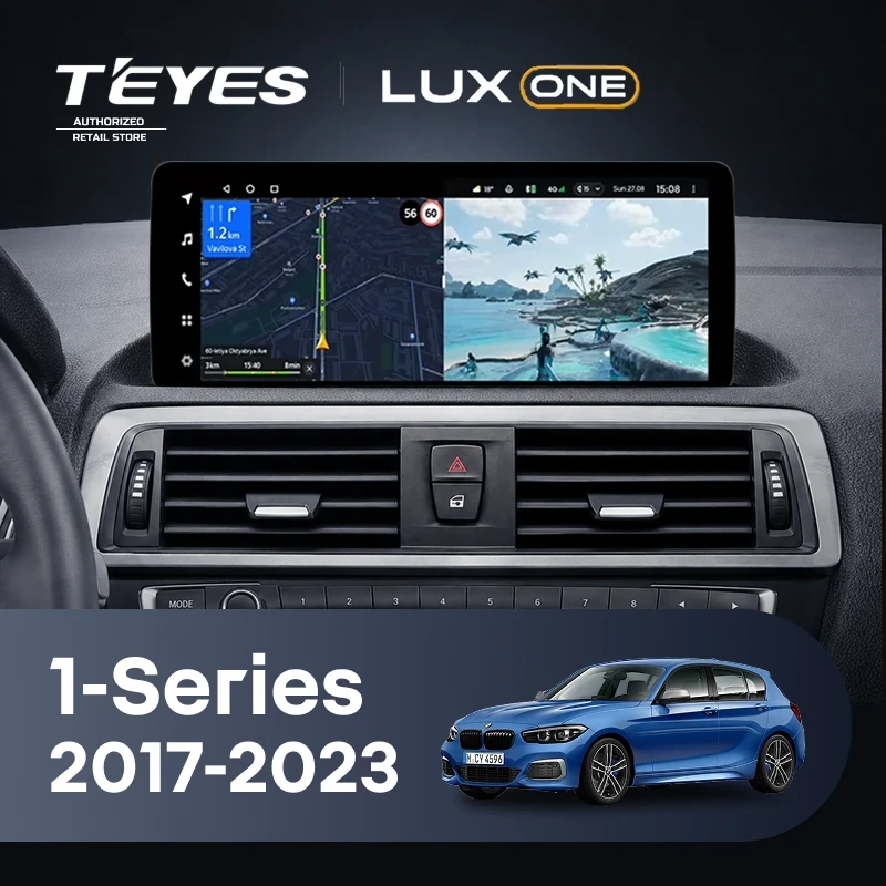 Штатная магнитола Teyes LUX ONE 6/128 BMW 1-Series F21 F20 F52 (EVO) (2017-2023)