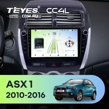 Штатная магнитола Teyes CC4L 4/64 Mitsubishi ASX 1 (2010-2016) F2 Тип-B (9")