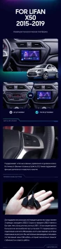 Штатная магнитола Teyes CC3 2K 4/64 Lifan X50 (2015-2019)