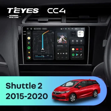 Штатная магнитола Teyes CC4 8/128 Honda Shuttle 2 (2015-2020) Правый руль