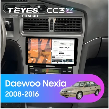 Штатная магнитола Teyes CC3 2K 360 6/128 Daewoo Nexia (2008-2016)