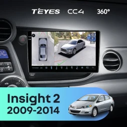 Штатная магнитола Teyes CC4 360 8/128 Honda Insight 2 LHD (2009-2014)