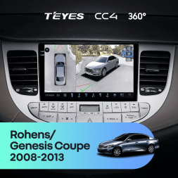 Штатная магнитола Teyes CC4 360 8/128 Hyundai Rohens Genesis (2008-2013) F1