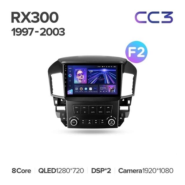 Штатная магнитола Teyes CC3L 4/32 Lexus RX300 XU10 (1997-2003) F2