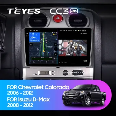 Штатная магнитола Teyes CC3 2K 360 6/128 Isuzu D-Max (2008-2012)