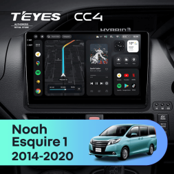 Штатная магнитола Teyes CC4 6/64 Toyota Noah R80 (2014-2020) F2 Правый руль